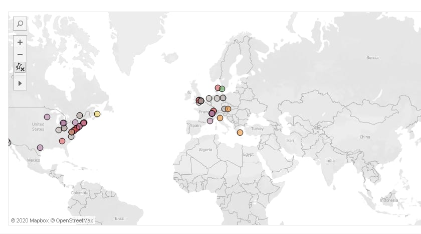 Tableau map control